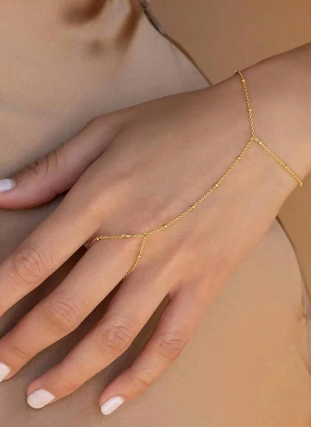 Beaded Hand Chain