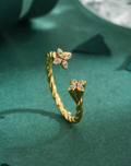 Adjustable Clover Ring